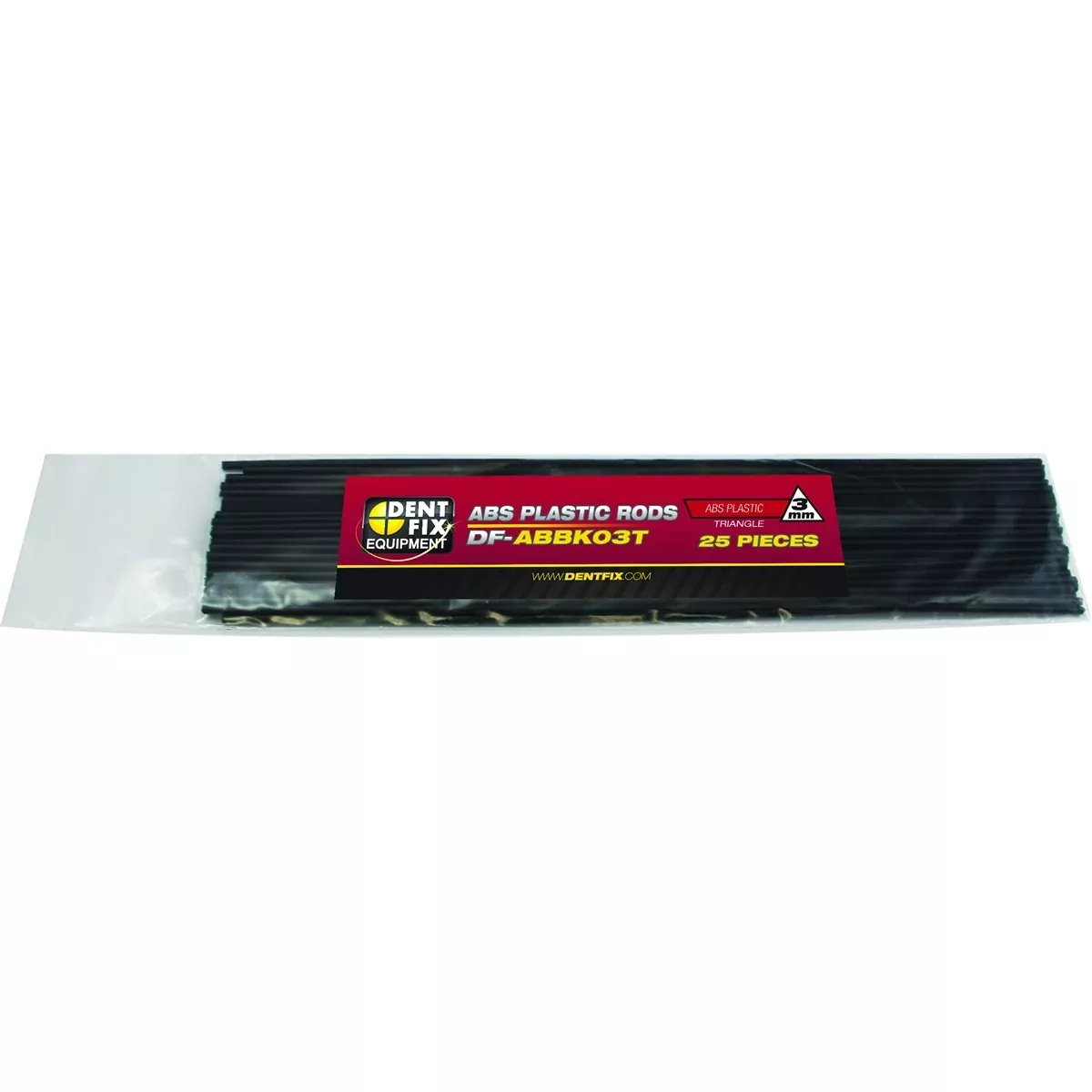 25PK 3mm ABS Plastic Rods Triangle DENDF-ABBK03T Dent Fix