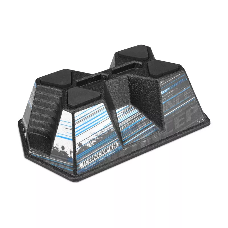 Aero Car Stand, Matte Black w/Pads and Decal