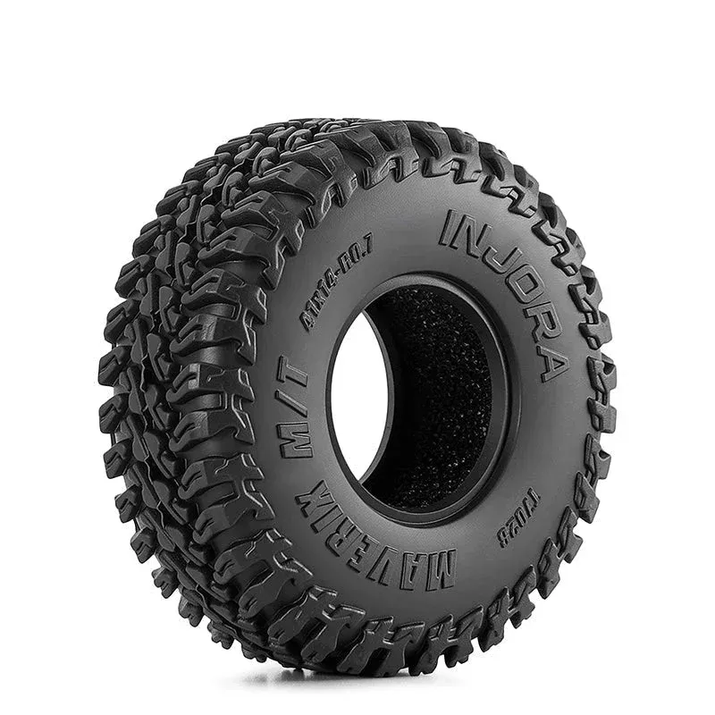 INJORA 0.7" 41*14mm MAVERIX M/T Tires for 1/30 SCX30 (T7028)
