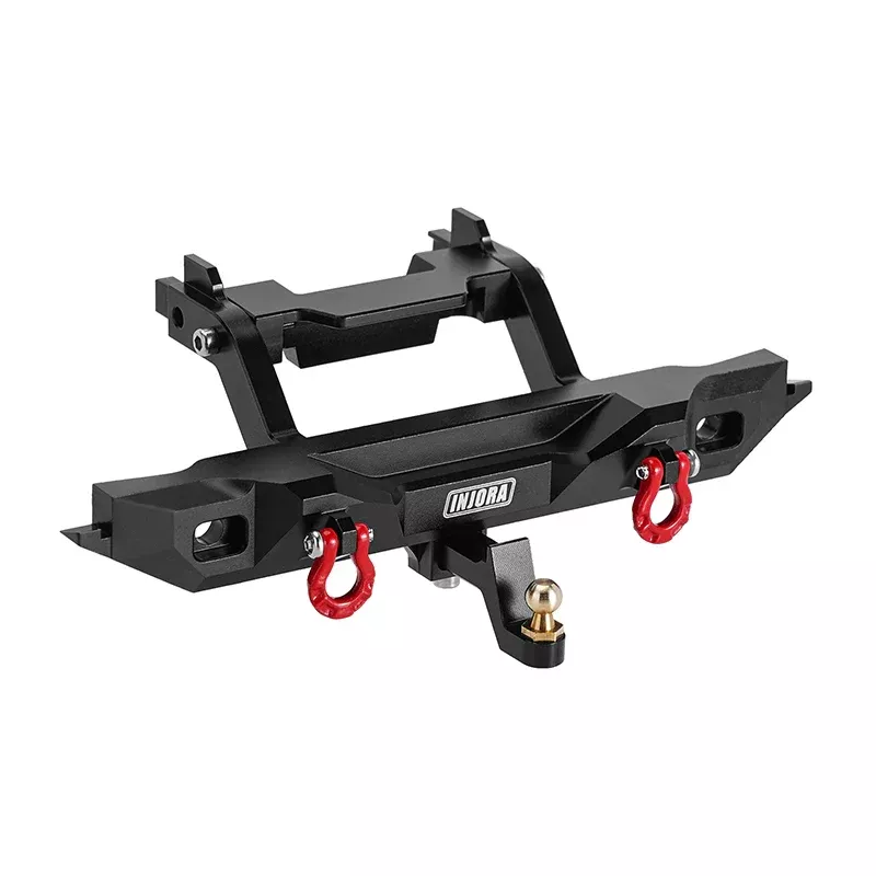 INJORA CNC Aluminum Rear Bumper with Lights for 1/18 TRX4M Defender (4M-88R)