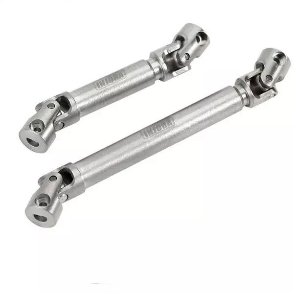 INJORA Stainless Steel Drive Shafts with D Shaped Hole for SCX24 Gladiator Power Wagon