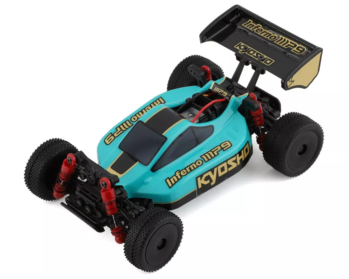Kyosho MB-010 Mini-Z Inferno MP9 4WD Micro Buggy Readyset (Green/Black) w/2.4GHz Radio (KYO32093EGBK)