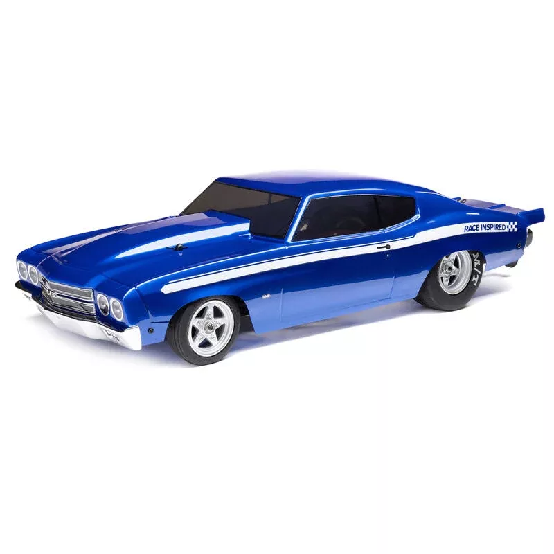 LOSI 1/16 1970 Chevelle 2WD Mini No Prep Drag Car RTR, Blue (LOS01023)